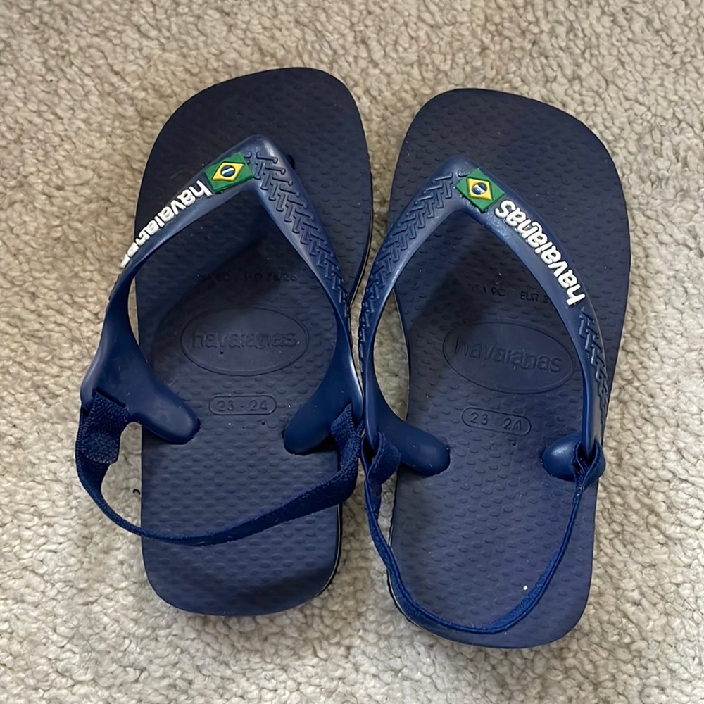 EUC Toddler Boys Havaianas Flip Floos